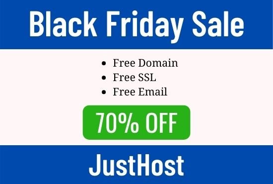 justhost black friday sale