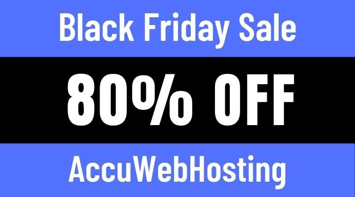 accuwebhosting black friday sale