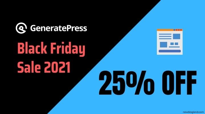 generatepress black friday sale