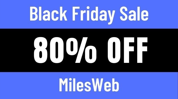 milesweb black friday sale