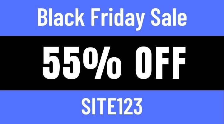 site123 black friday sale