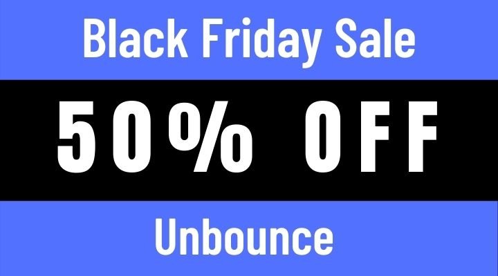 unbounce black friday sale