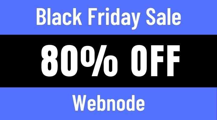 webnode black friday sale