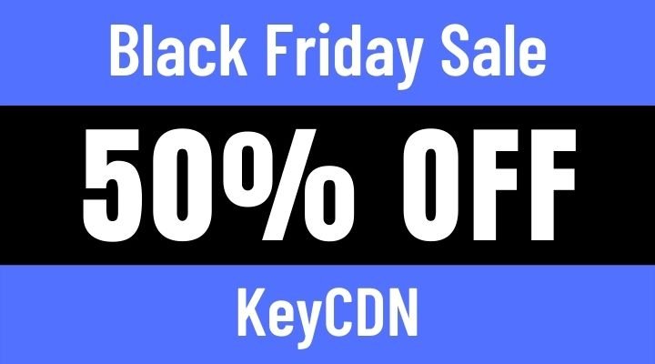 KeyCDN black friday sale