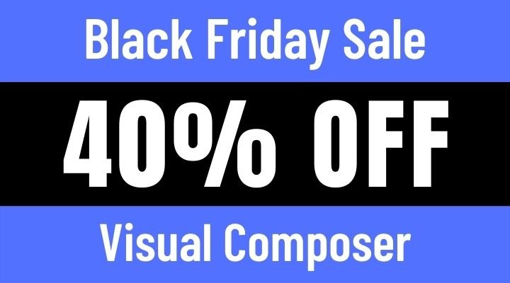 visual composer black friday sale