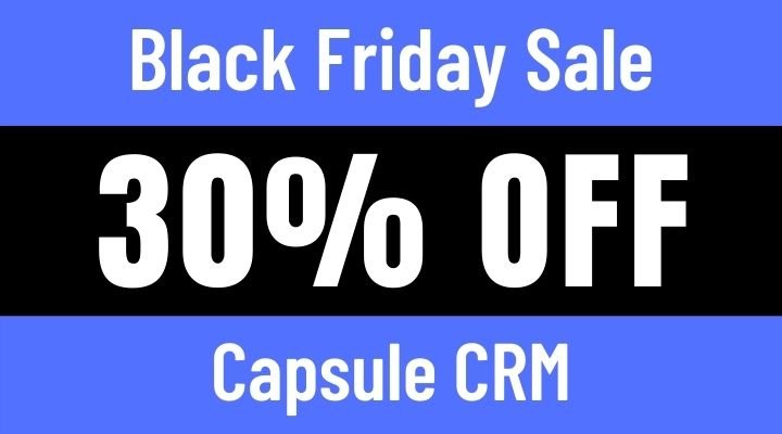 capsule crm black friday sale