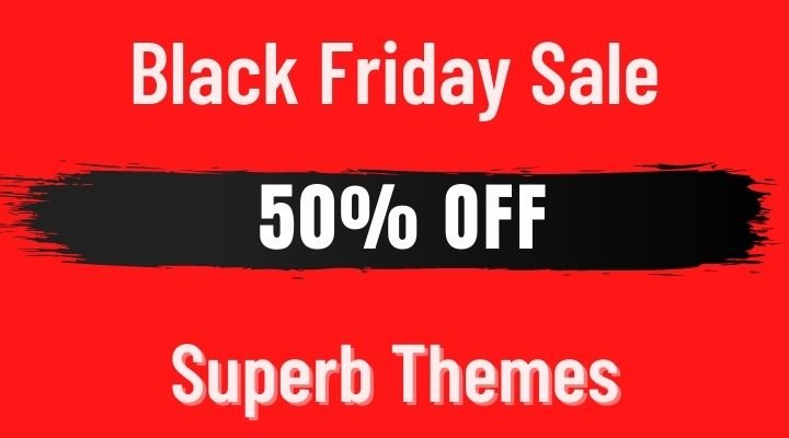 superb themes black friday sale