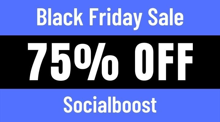 socialboost black friday sale