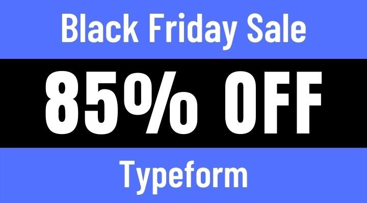 typeform black friday sale