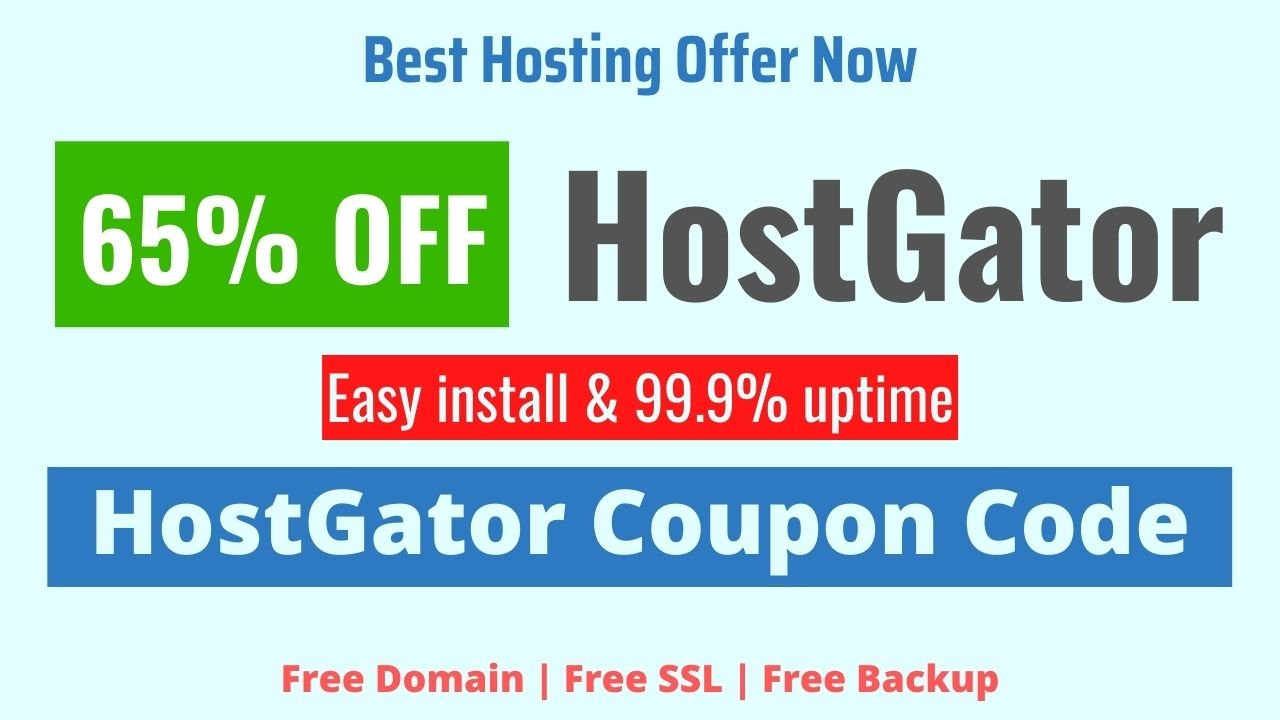 hostgator coupon code