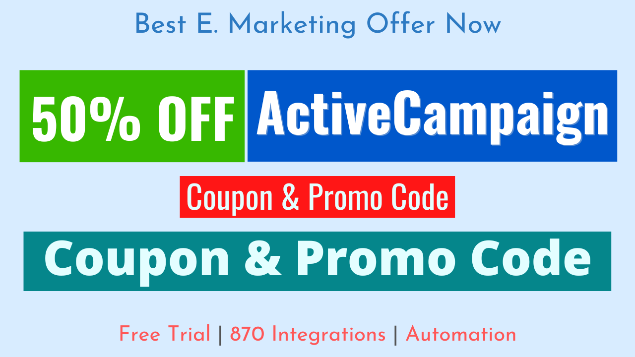 activecampaign coupon code