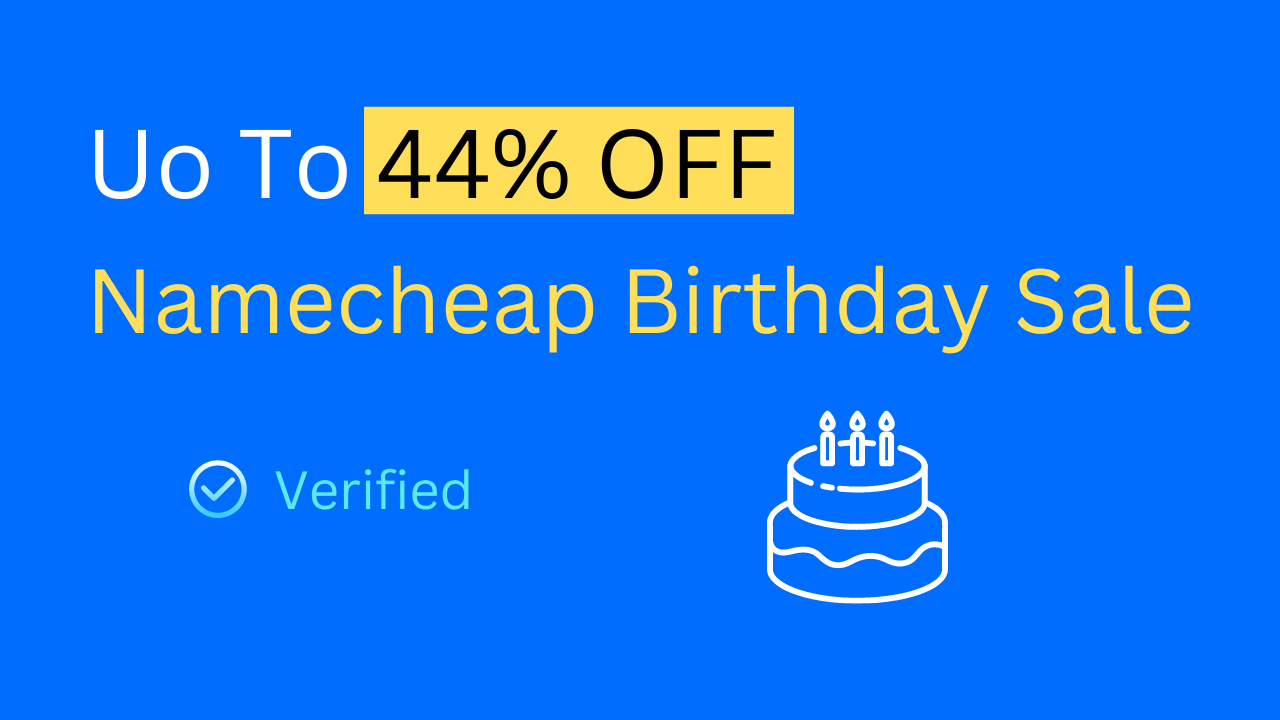 Namecheap Birthday Sale