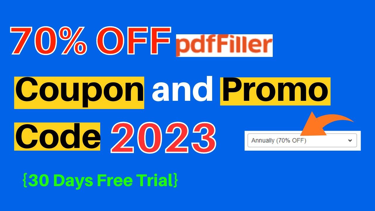 pdfFiller Coupon code