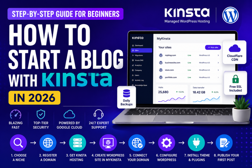 How to start a blog with Kinsta step-by-step