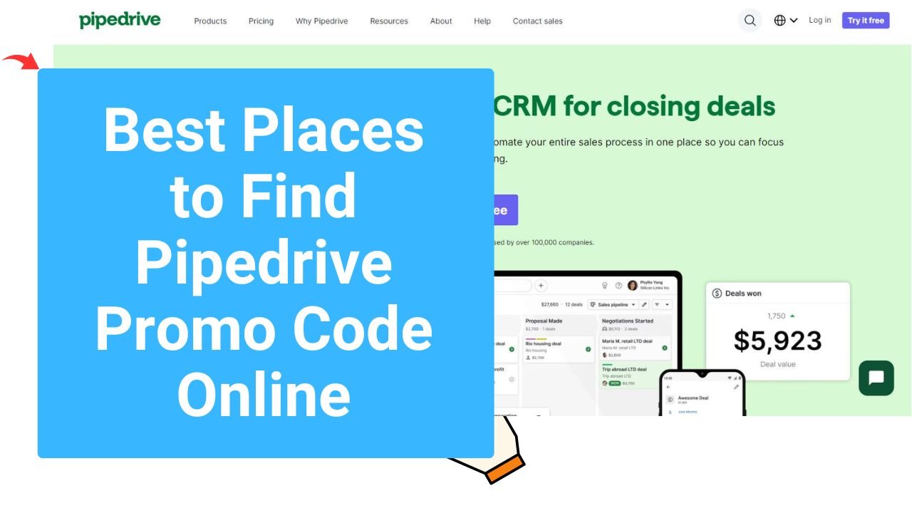 Best Places to Find Pipedrive Promo Code Online