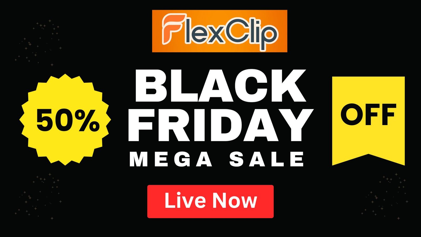 FlexClip Black Friday and Cyber monday Sale 2024