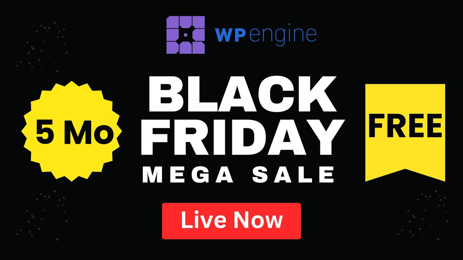 WP Engine Black Friday and Cyber Monday Sale