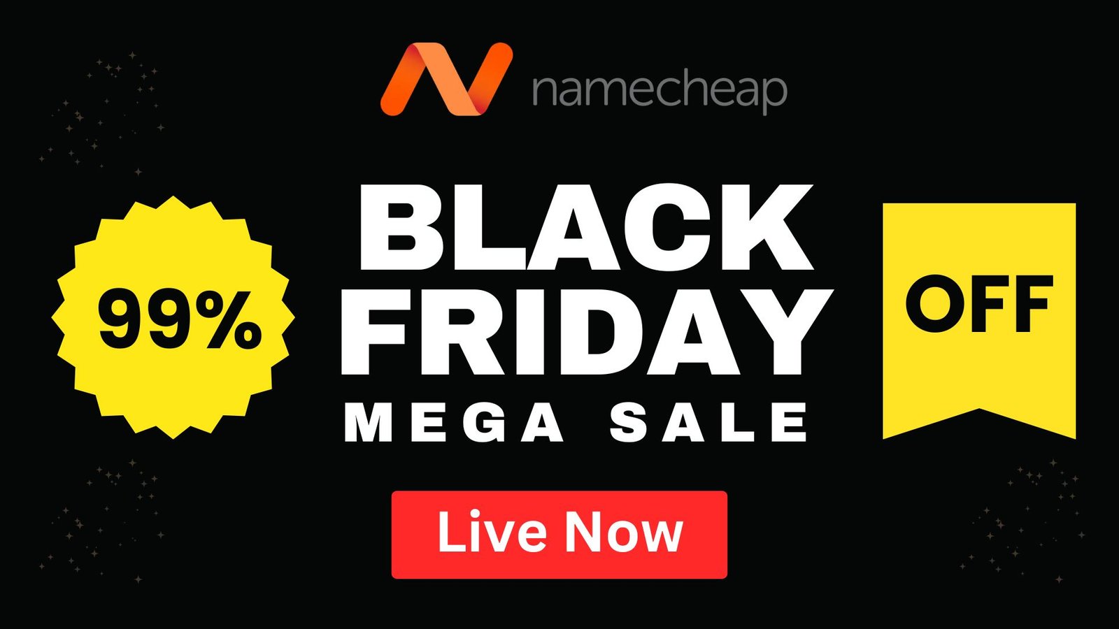 Namecheap Black Friday and Cyber Monday Sale 2024