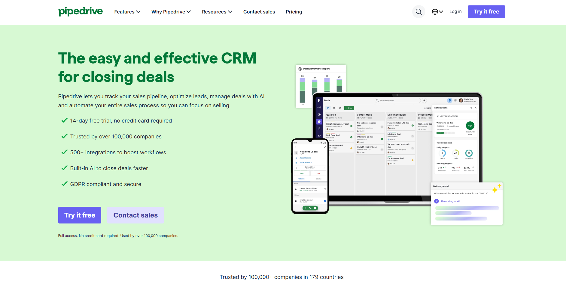Pipedrive promo code and extended free trial guide